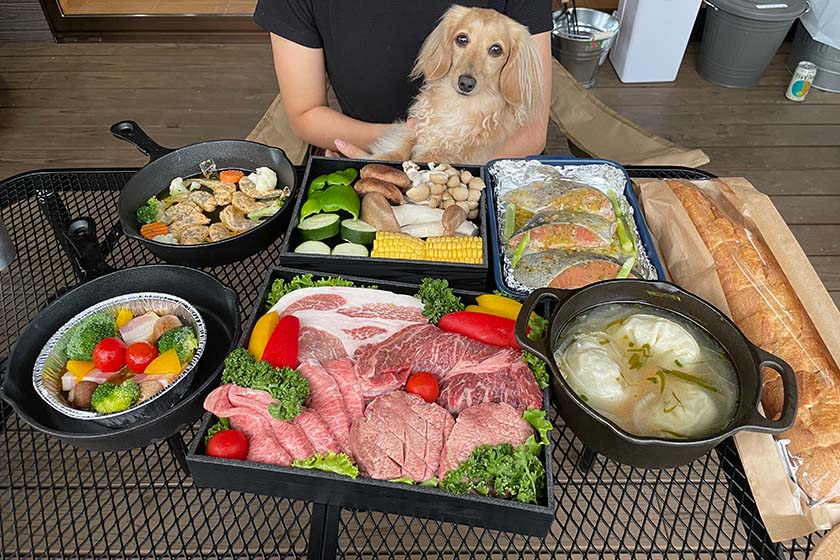 ボリューム満点のBBQ
