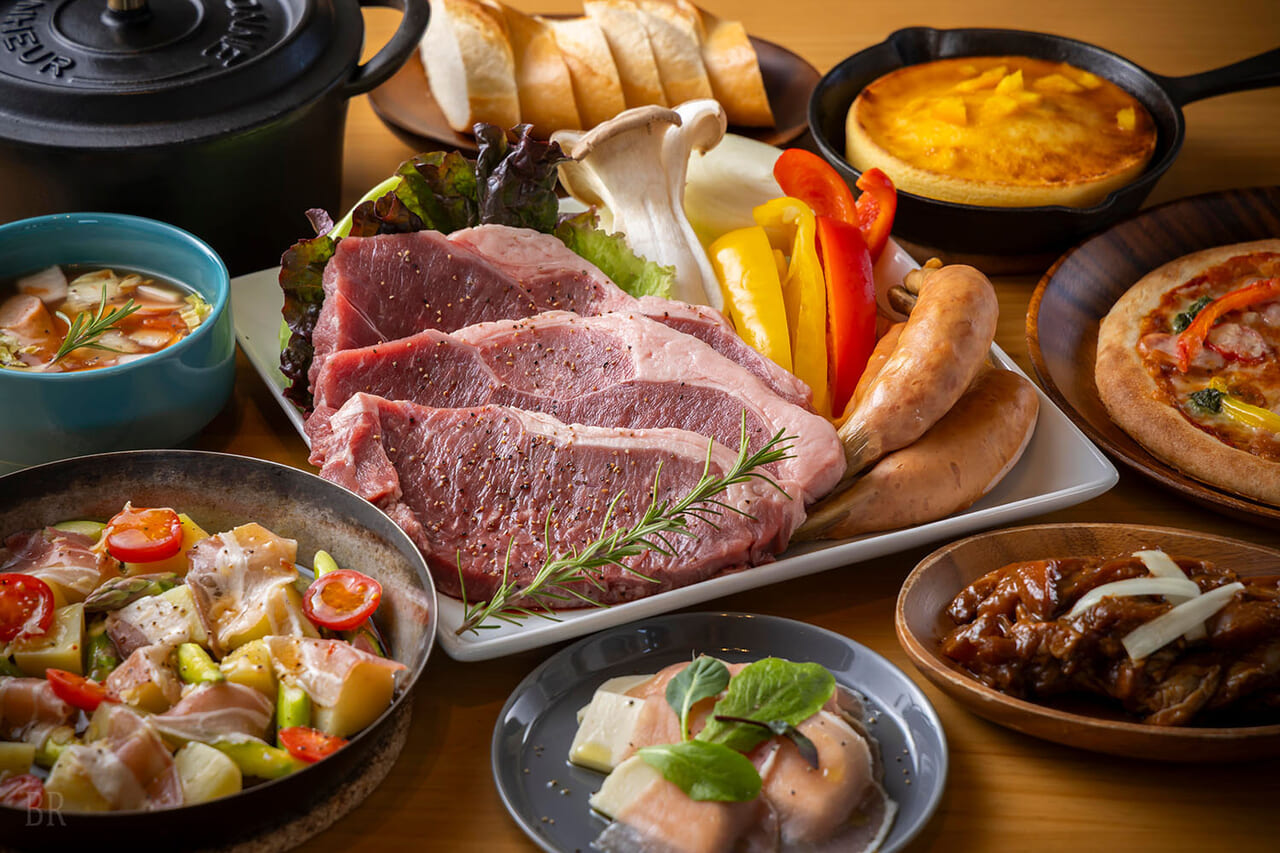 地元食材のグランピングBBQ