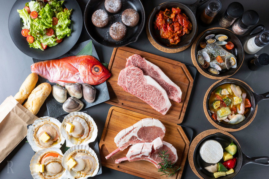 絶景オーシャンビューで優雅なグランピングBBQを堪能
