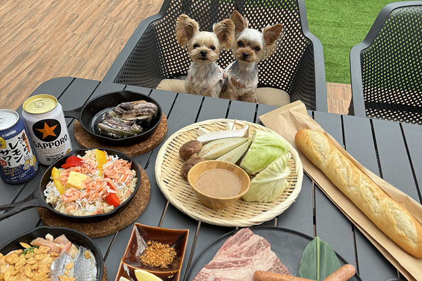 ボリューム満点のBBQ