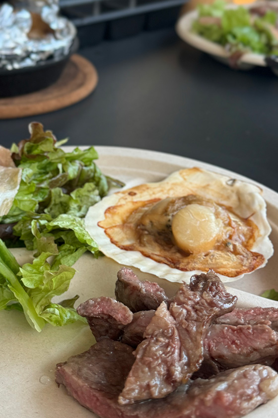 任せっきりのBBQ