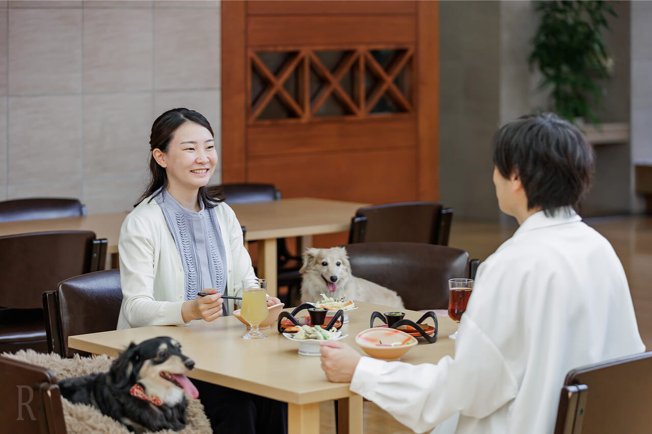 愛犬と一緒に食事を楽しめるレストラン