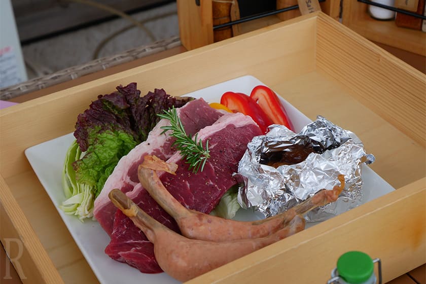 BBQセットは大満足のボリュームでした