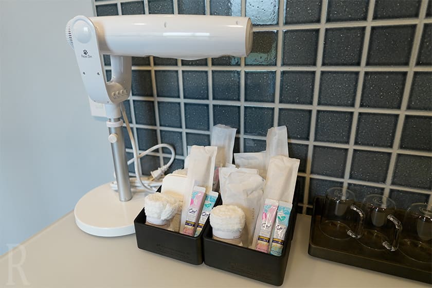 掃除道具や救急BOX、わんこ用ドライヤーまで用意されており、宿泊者の気持ちに寄り添った設備に感動しました。