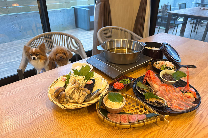 温泉旅館のようなお食事メニュー