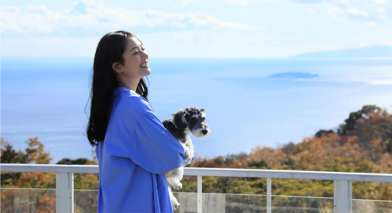 愛犬と泊まれる熱海の絶景ウェルネスリゾート