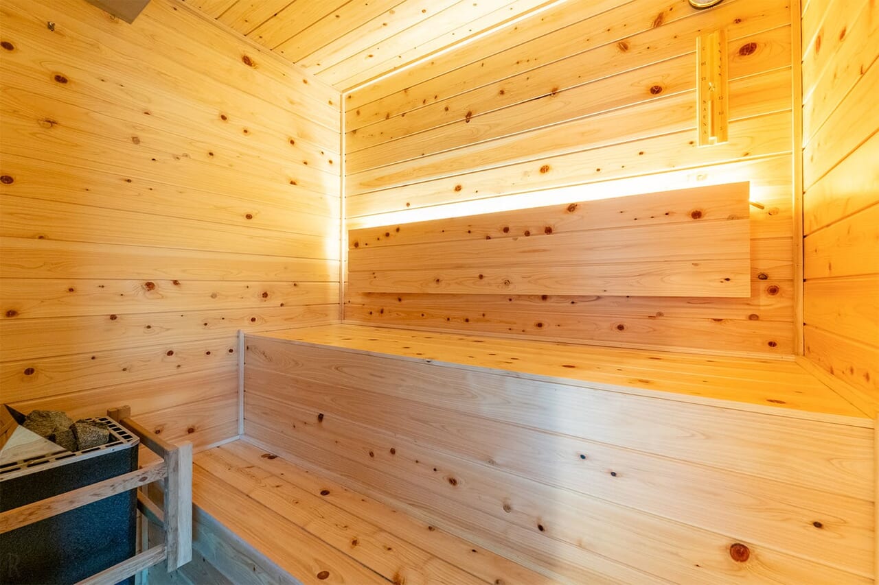 プライベートサウナでリフレッシュ