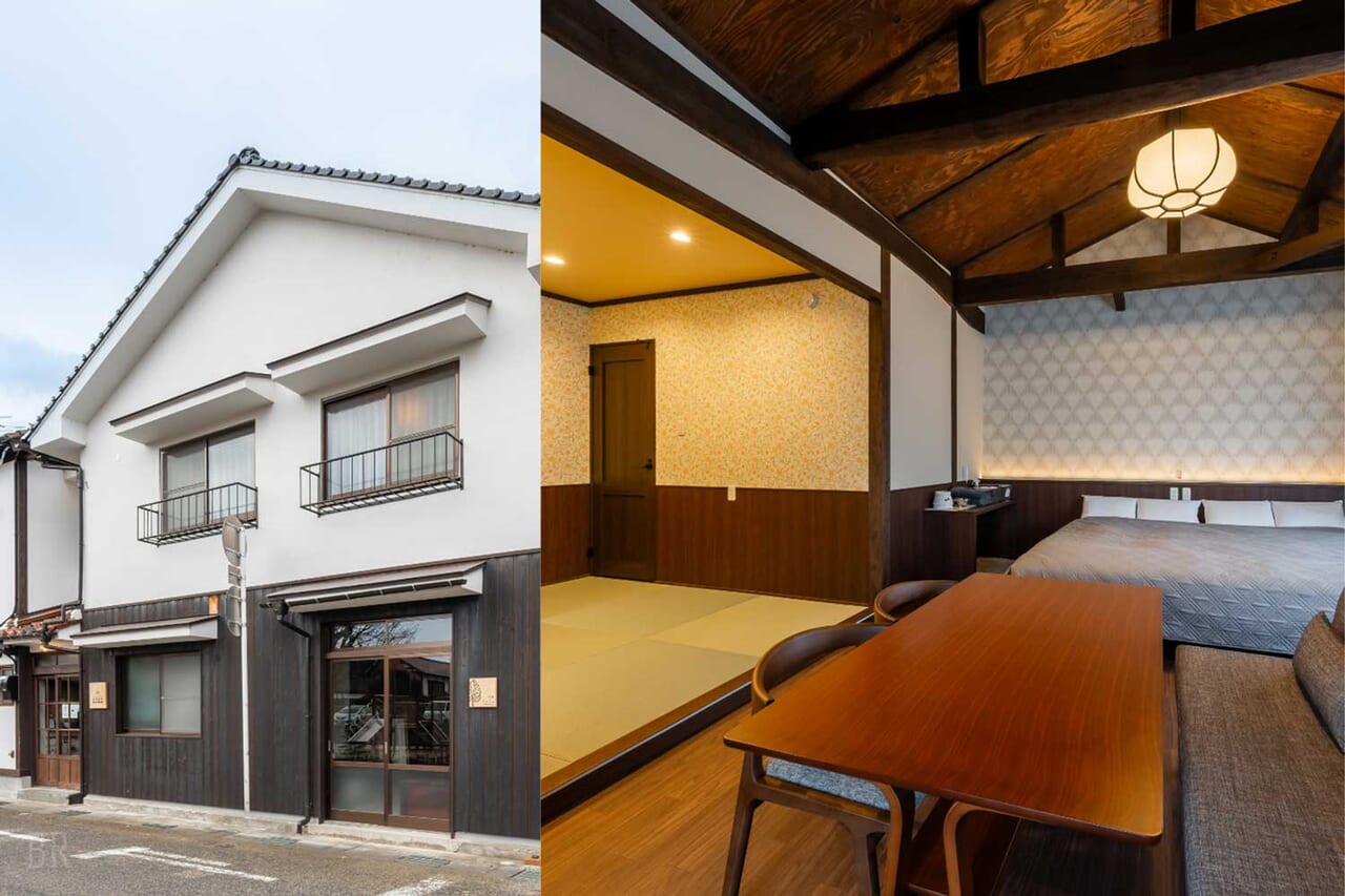 古民家をモダンに改造したお宿