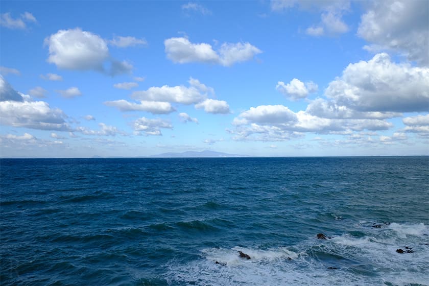 どこまでも広がる海