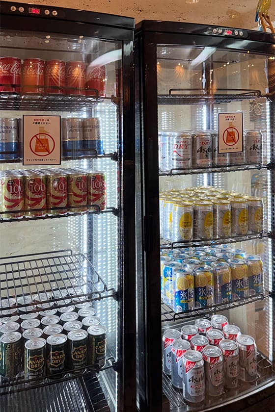 フリードリンクコーナー