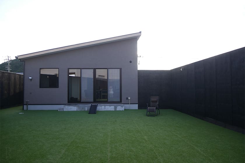 プライベートドッグラン付きのお部屋