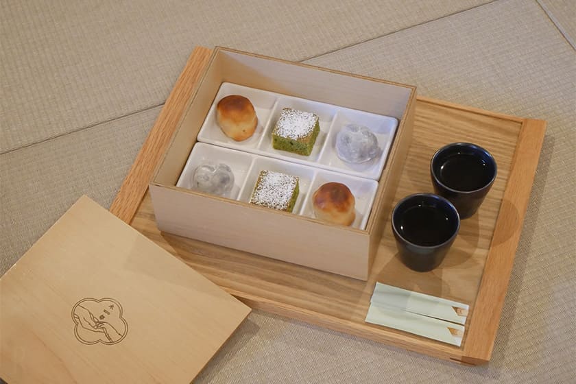 フォトジェニックなお茶菓子にほっこり