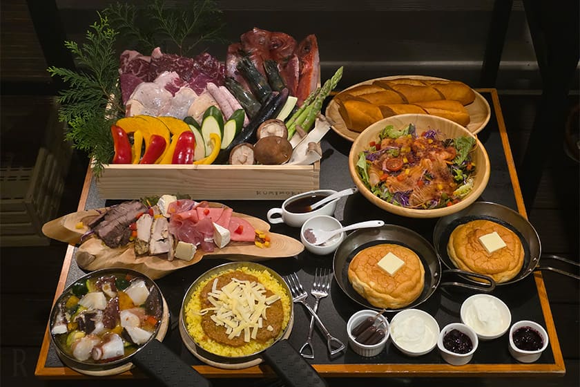 コース仕立てのBBQ