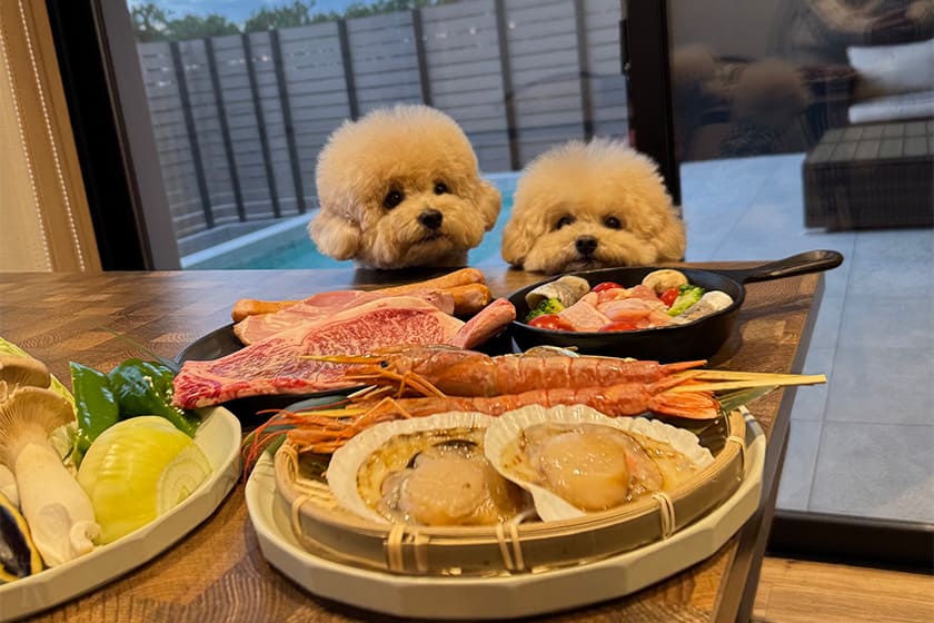 ボリューム満点のBBQ！