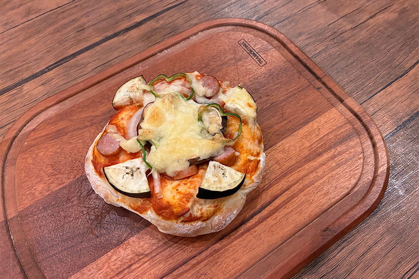 ピザはとても本格的な味で大満足でした。