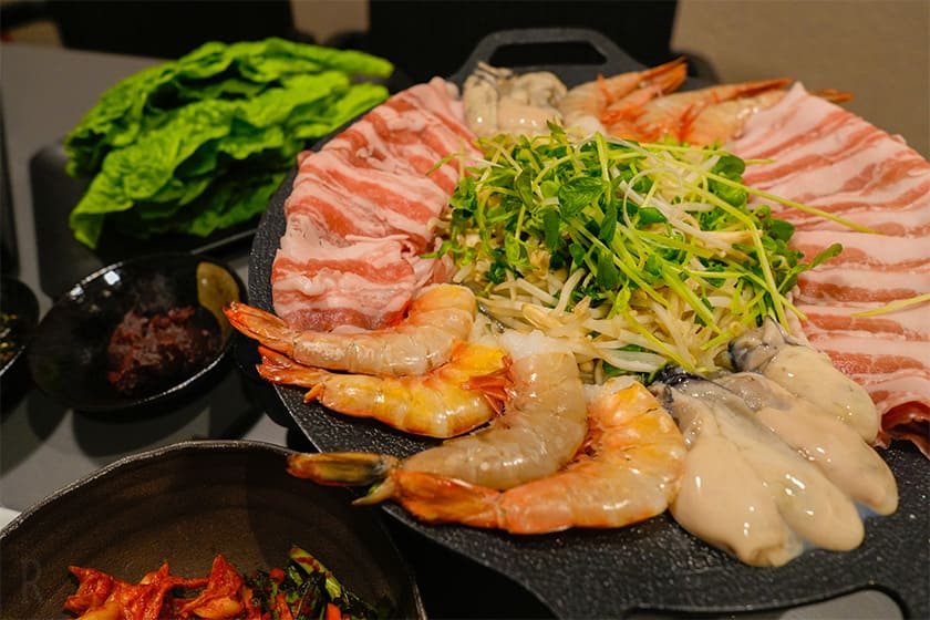 新鮮なお刺身やぷりぷりの海老