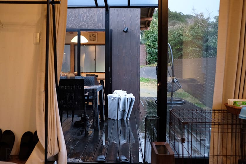 設備が充実したダイニング棟