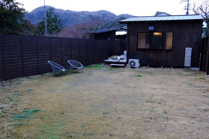 雪解けのドッグラン