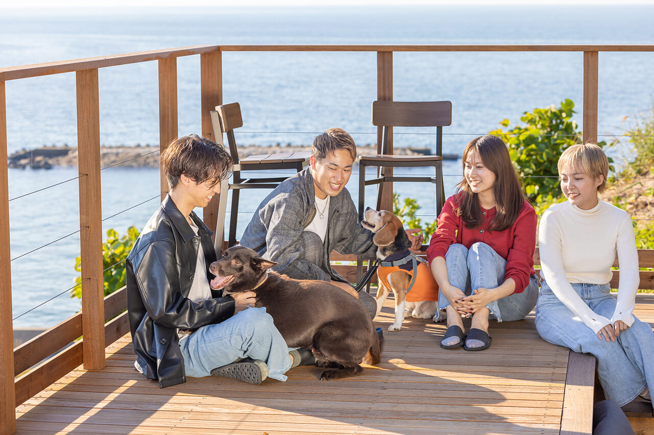愛犬とともに心地よい休日を